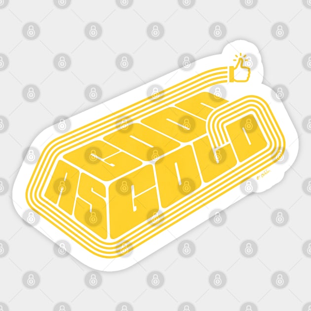 Good as Gold Sticker by victorcalahan